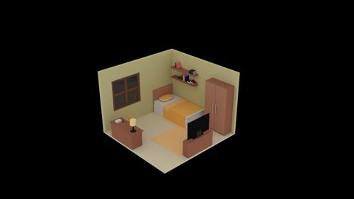 Low Poly Room preview image